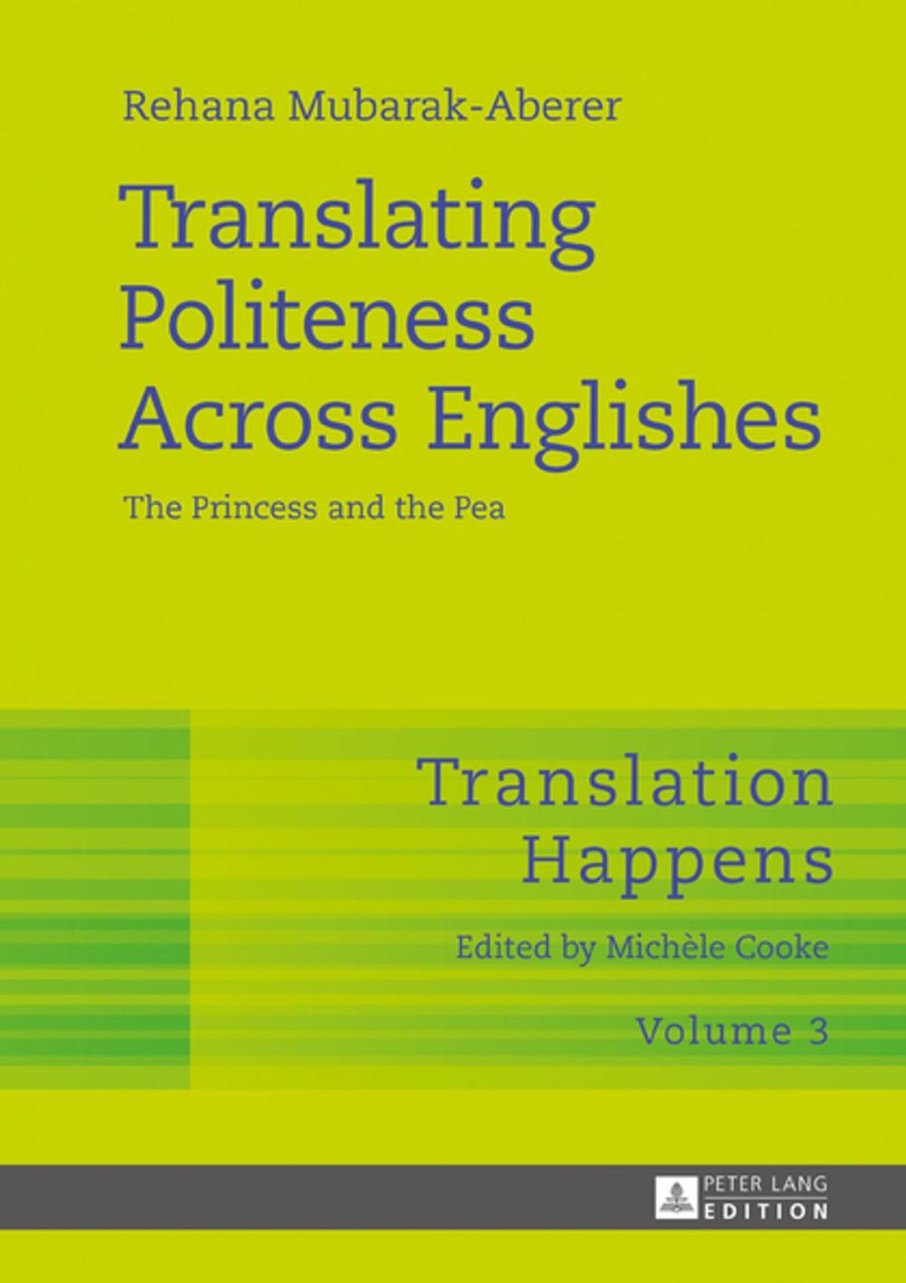 Big bigCover of Translating Politeness Across Englishes