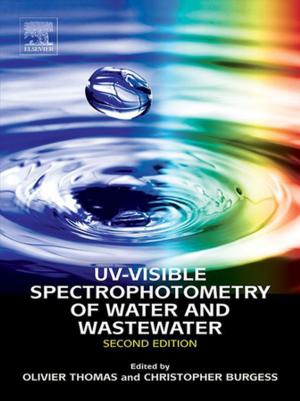 Cover of the book UV-Visible Spectrophotometry of Water and Wastewater by Pei Zheng, Larry L. Peterson, Bruce S. Davie, Adrian Farrel