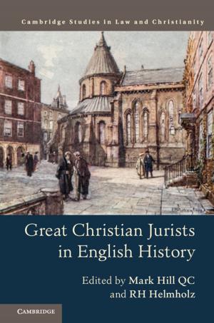Cover of the book Great Christian Jurists in English History by Jean-Luc Starck, Fionn Murtagh, Jalal Fadili