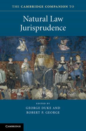 Cover of the book The Cambridge Companion to Natural Law Jurisprudence by David C. Venerus, Hans Christian Öttinger