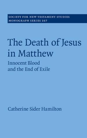 Cover of the book The Death of Jesus in Matthew by Jef Verschueren