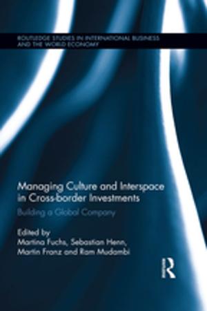 Cover of the book Managing Culture and Interspace in Cross-border Investments by John Overton, Warwick E. Murray, Gerard Prinsen, Tagaloa  Avataeao Junior Ulu, Nicola Wrighton