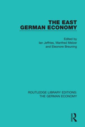 Cover of the book The East German Economy by 