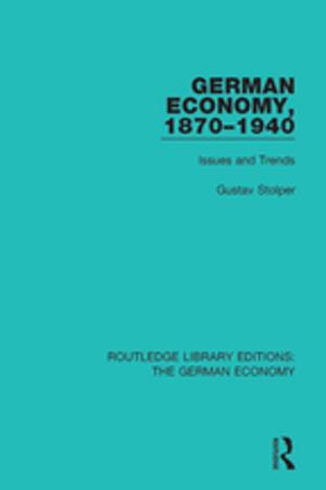 Cover of the book German Economy, 1870-1940 by Michael G. Parkinson, L. Marie Parkinson