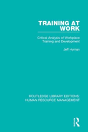 bigCover of the book Training at Work by 