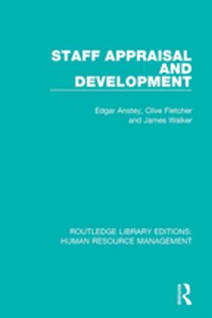 Cover of the book Staff Appraisal and Development by Lord Stanley of Alderley