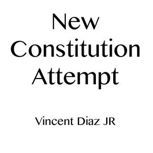 Cover of New Constitution Attempt