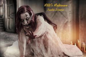 Book cover of Nikki's Nightmare, Zombie Invasion
