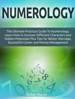 Book cover of Numerology: The Ultimate Practical Guide To Numerology. Learn How to Uncover Different Characters and Hidden Potentials Plus Tips for Better Marriage, Successful Career and Money Management
