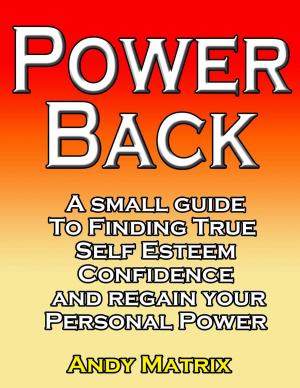 Cover of the book POWER BACK A small guide to finding true Self esteem, confidence and regain your personal power by James Siler Jr