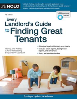 Book cover of Every Landlord's Guide to Finding Great Tenants