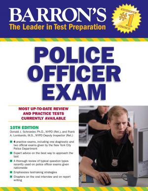 Cover of the book Barron's Police Officer Exam by Brian W. Stewart M.Ed.