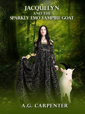 Book cover of Jacquelyn and the Sparkly Emo Vampire Goat