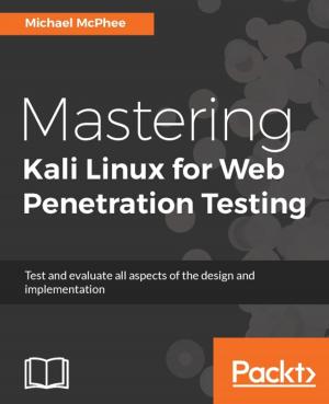 Book cover of Mastering Kali Linux for Web Penetration Testing