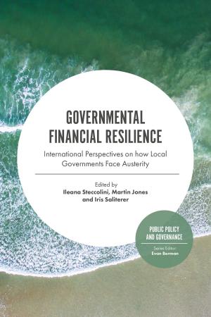Cover of the book Governmental Financial Resilience by Howard Binkow, Reverend Ana