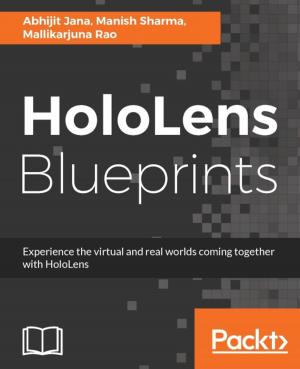 Book cover of HoloLens Blueprints