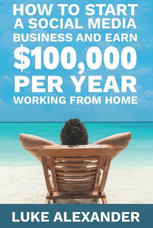 Book cover of How to Start a Social Media Business and Earn $100,000 Per Year Working from Home