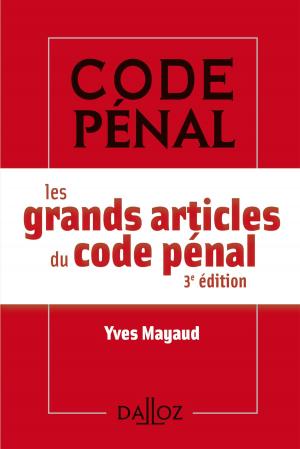Cover of the book Les grands articles du Code pénal by Daniel Borrillo