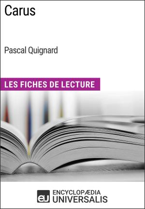 Cover of the book Carus de Pascal Quignard by Steven Jon Halasz