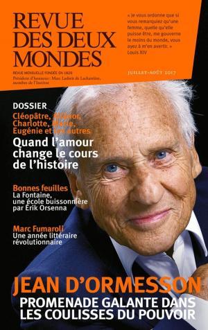 Book cover of Revue des Deux Mondes juillet août 2017