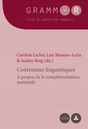 Cover of the book Contraintes linguistiques by 