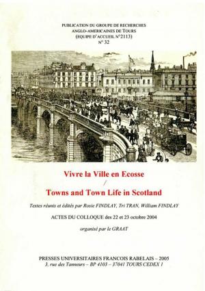 Cover of the book Vivre la Ville en Écosse by Collectif