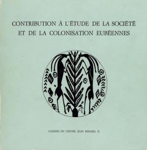 Cover of the book Contribution à l'étude de la société et de la colonisation eubéennes by Collectif