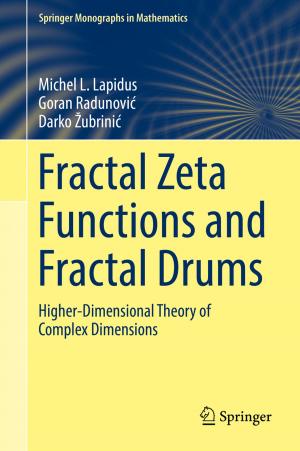 Book cover of Fractal Zeta Functions and Fractal Drums