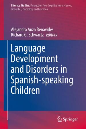 Cover of the book Language Development and Disorders in Spanish-speaking Children by Katarzyna Czerewacz-Filipowicz, Agnieszka Konopelko