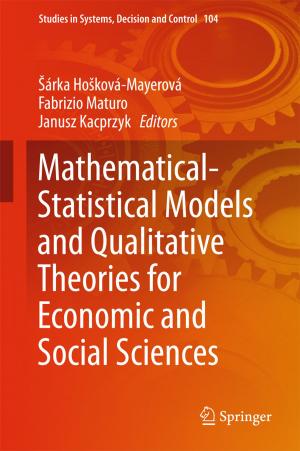 Cover of Mathematical-Statistical Models and Qualitative Theories for Economic and Social Sciences