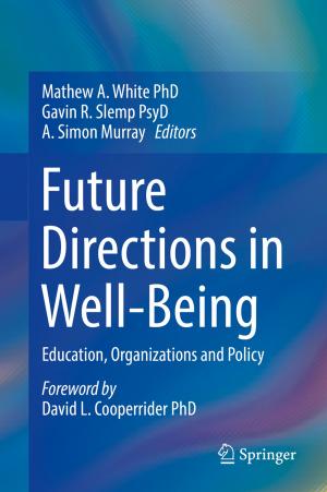 Cover of the book Future Directions in Well-Being by Joachim P. Sturmberg