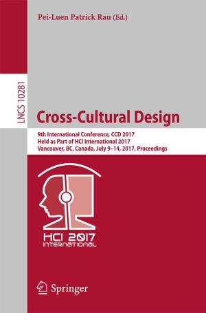 Cover of the book Cross-Cultural Design by 