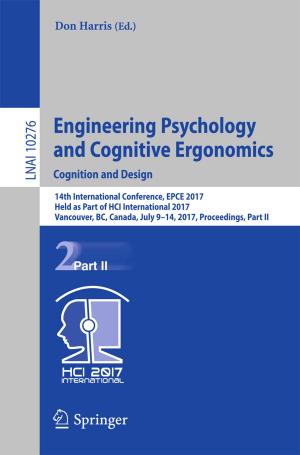 Cover of Engineering Psychology and Cognitive Ergonomics: Cognition and Design