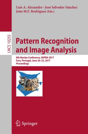 Cover of the book Pattern Recognition and Image Analysis by Xiao-Qiang Zhao