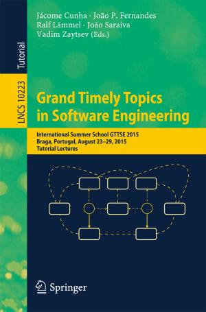 Cover of the book Grand Timely Topics in Software Engineering by Joseph G. Sinkovics