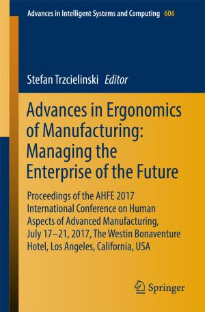 Cover of the book Advances in Ergonomics of Manufacturing: Managing the Enterprise of the Future by Julian Manley