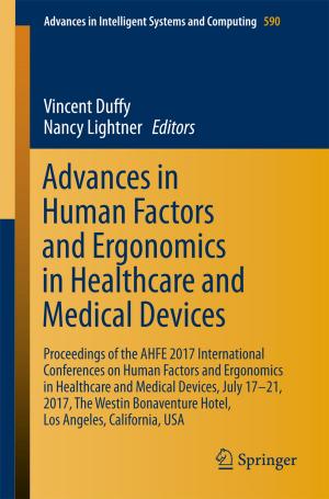 Cover of Advances in Human Factors and Ergonomics in Healthcare and Medical Devices