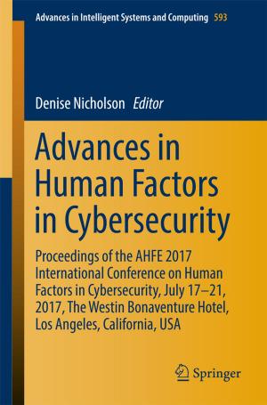 Cover of the book Advances in Human Factors in Cybersecurity by Rodrigo C. Barros, Alex A. Freitas, André C.P.L.F de Carvalho