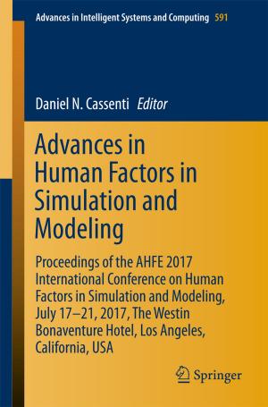 Cover of the book Advances in Human Factors in Simulation and Modeling by Evanthis Hatzivassiliou