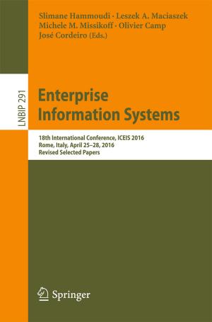 Cover of the book Enterprise Information Systems by Lorena Cebolla Sanahuja