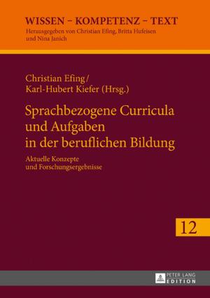 Cover of the book Sprachbezogene Curricula und Aufgaben in der beruflichen Bildung by Felicja Ksiezyk