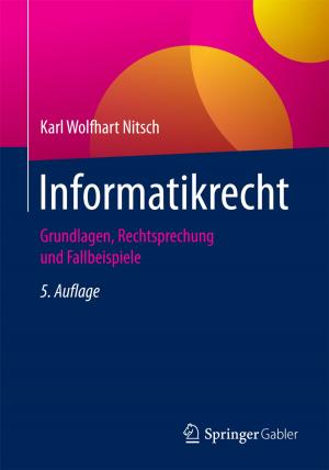 Cover of the book Informatikrecht by Walter Huber
