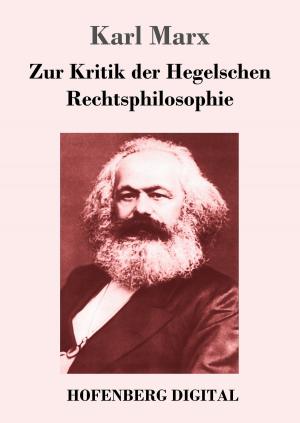 Cover of the book Zur Kritik der Hegelschen Rechtsphilosophie by E. T. A. Hoffmann