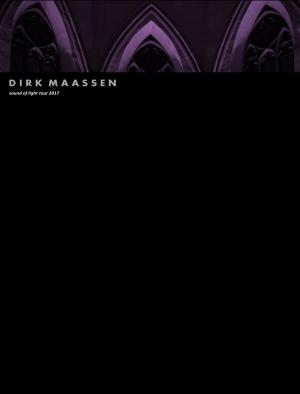 Cover of Dirk Maassen - Sound of Light Tour 2017