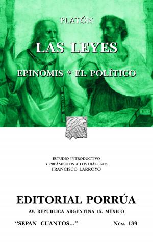 Cover of the book Las leyes · Epinomis · El político by Ernesto Galindo Sifuentes