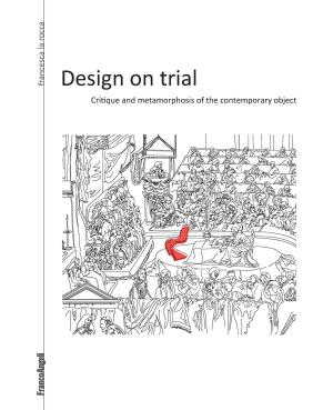 Cover of the book Design on trial by Renata Borgato