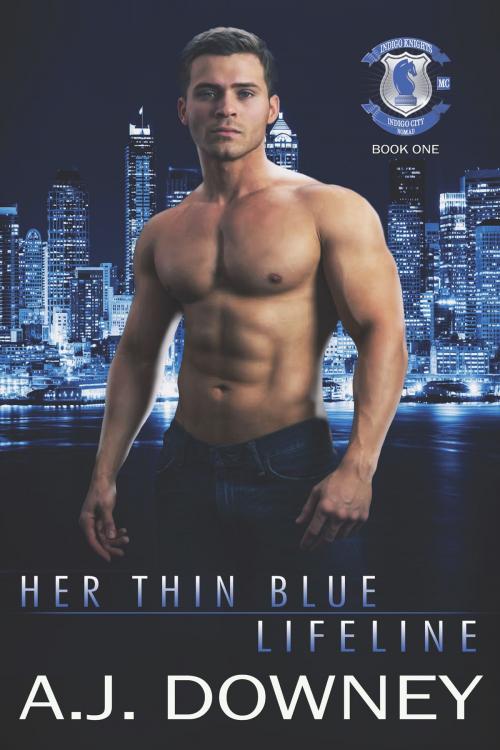 Cover of the book Her Thin Blue Lifeline by A.J. Downey, Second Circle Press