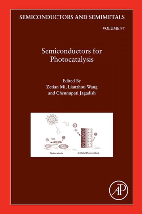 Cover of the book Semiconductors for Photocatalysis by Zetian Mi, Lianzhou Wang, Chennupati Jagadish, Elsevier Science
