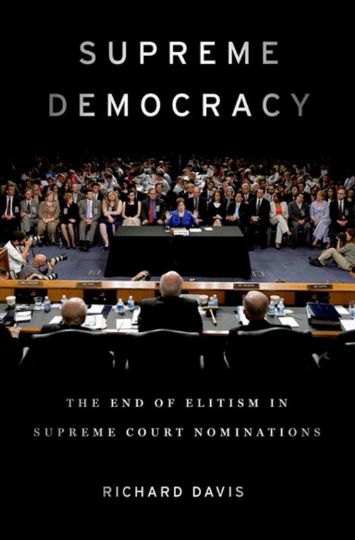 Cover of the book Supreme Democracy by Richard Davis, Oxford University Press
