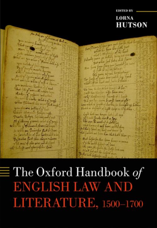 Cover of the book The Oxford Handbook of English Law and Literature, 1500-1700 by , OUP Oxford